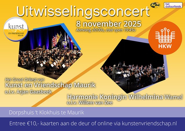 uitwisselingsconcert kunst en vriendschap maurik